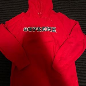 Supreme “Who is f**king is over the most” hoodie